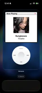 Retro Player widget — Marquee for Apple Music