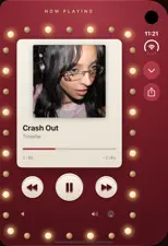 Marquee player, outer display — Marquee for Apple Music