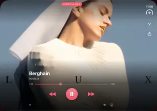 Full-Screen, inner display — Marquee for Apple Music