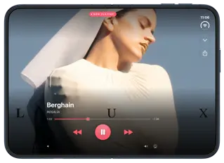 Full-Screen, inner display (framed) — Marquee for Apple Music